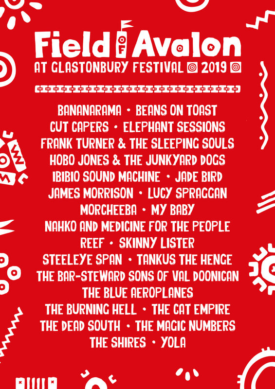 Glastonbury_festival_2019_Field of Avalon_line-up_programmation_poster_affiche