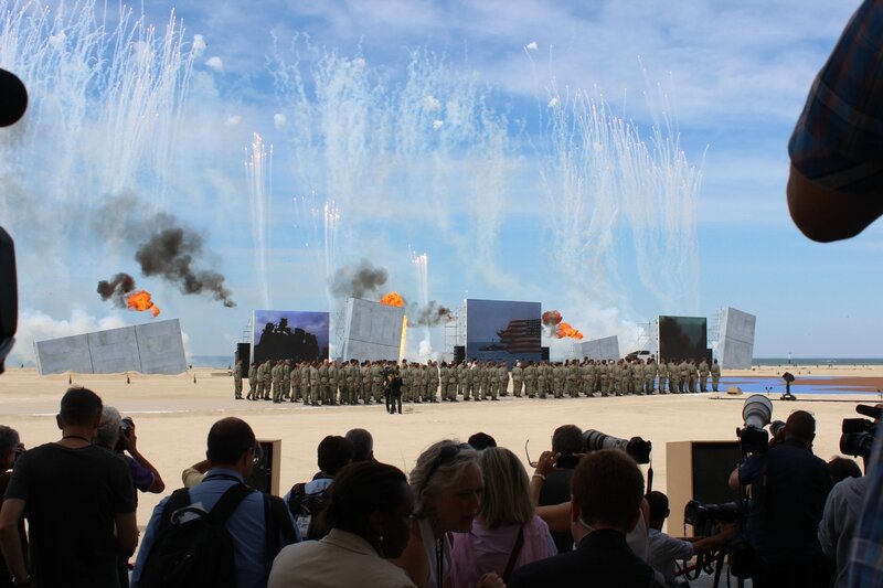 DDay D-Day cérémonie internationale spectacle show Ouistreham 6 juin 2014