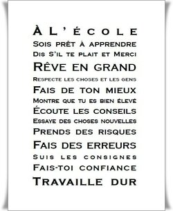 Affiche ecole