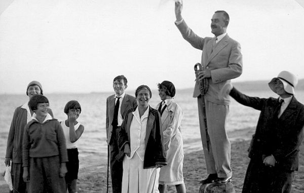 thomas mann et sa famille à nidden 1930