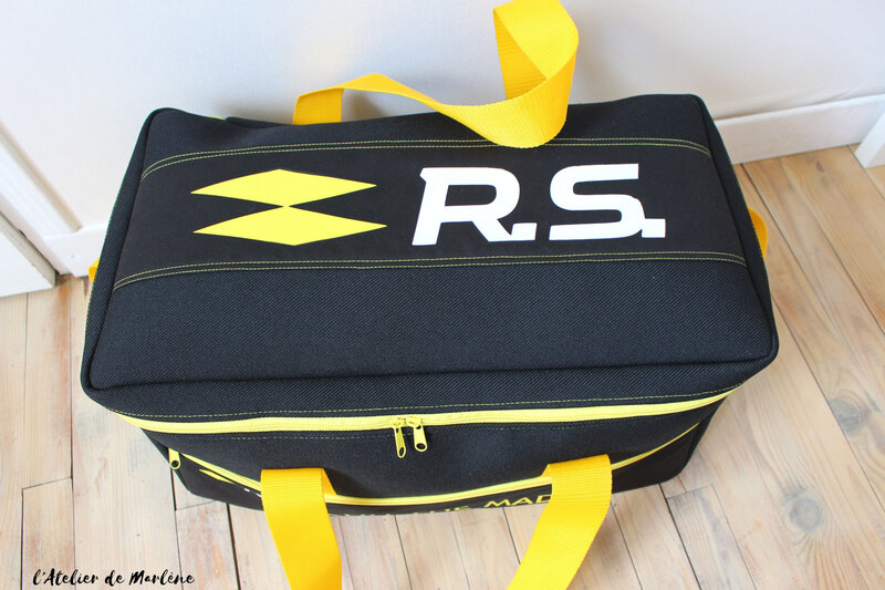 sac RS sport noir et jaune