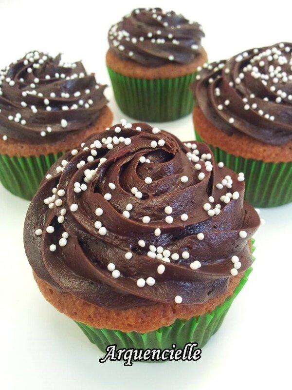 Cupcakes topping chocolat