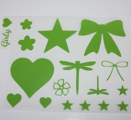 Demie planche Girly vert-pomme