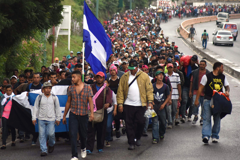 Immigrant caravan central America
