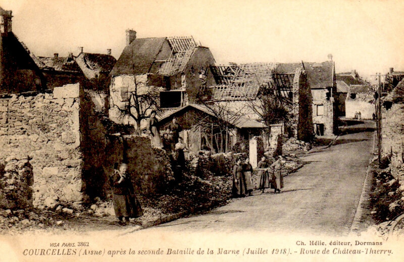 Courcelles, juillet 1918