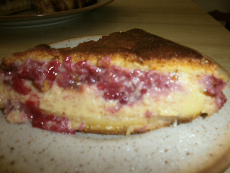 Gâteau magique à la framboise (2)