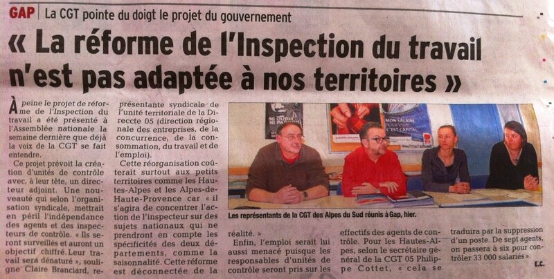 2014-02-14 Dauphine Libere reforme Inspection du Travail