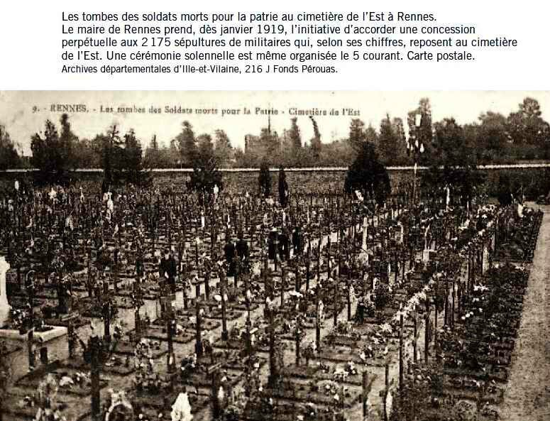 Rennes cimetière de l 'est