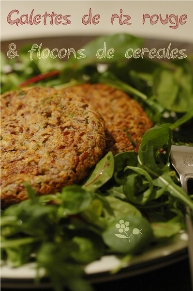 Galettes de riz rouge & flocons de céréales