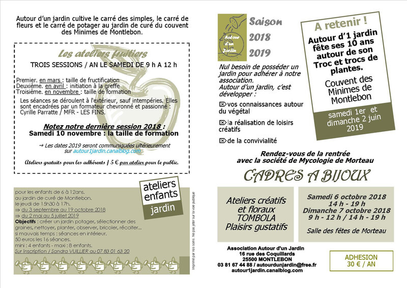 Tract 2018 et 2019 pour diffusion ou tirage