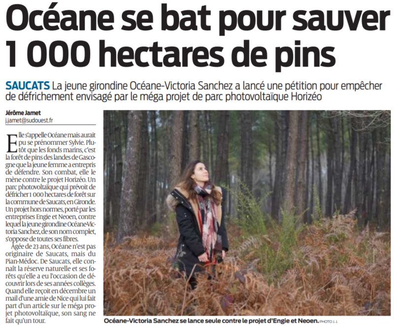 2021 01 22 SO Océane se bat pour sauver 1 000 hectares de pins