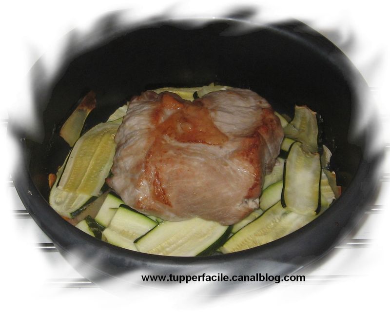 ROTI DE PORC AUX TAGLIATELLES DE LEGUMES (ULTRA PRO) - Les recettes Tup