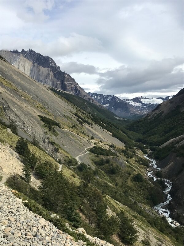 Torres del Paine chemin