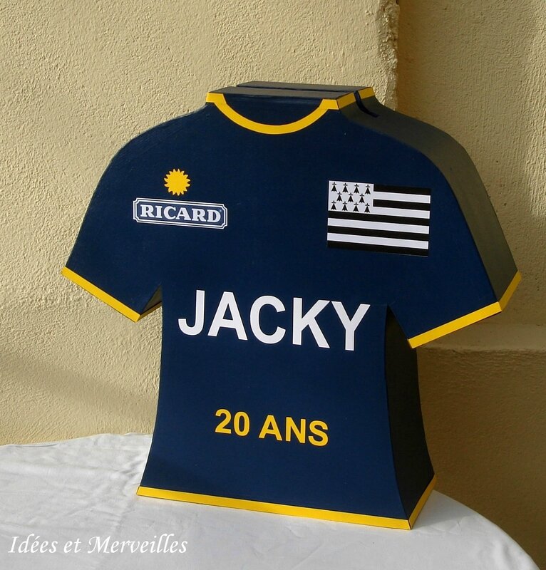 urne football maillot ricard bzh - idees et merveilles