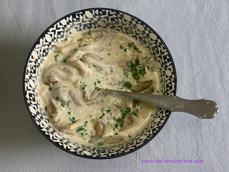 Sauce aux pleurotes 5