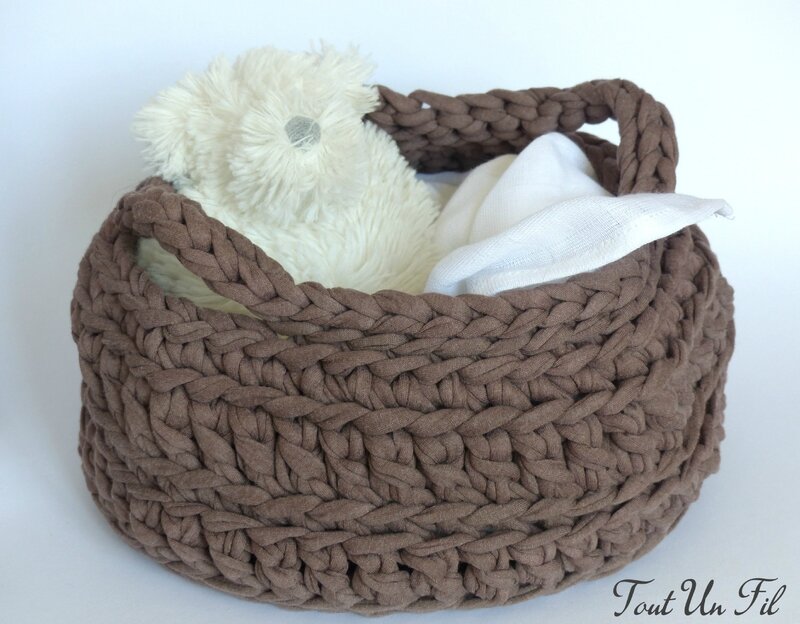 Panier vide-poche Trapilho Crochet P 00 Tout Un Fil