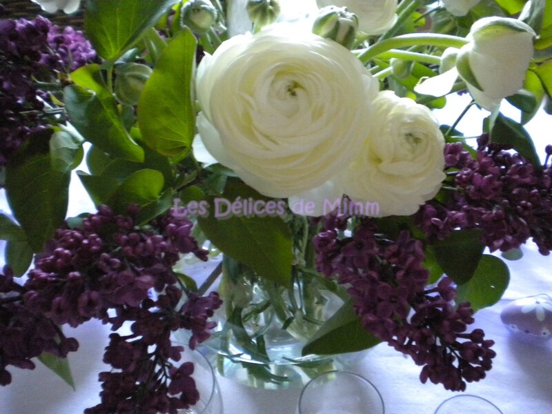 Table poétique de Pâques autour du lilas 8