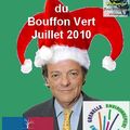 Jean-Louis Borloo est Le <b>Bouffon</b> <b>Vert</b> de juillet 2010 
