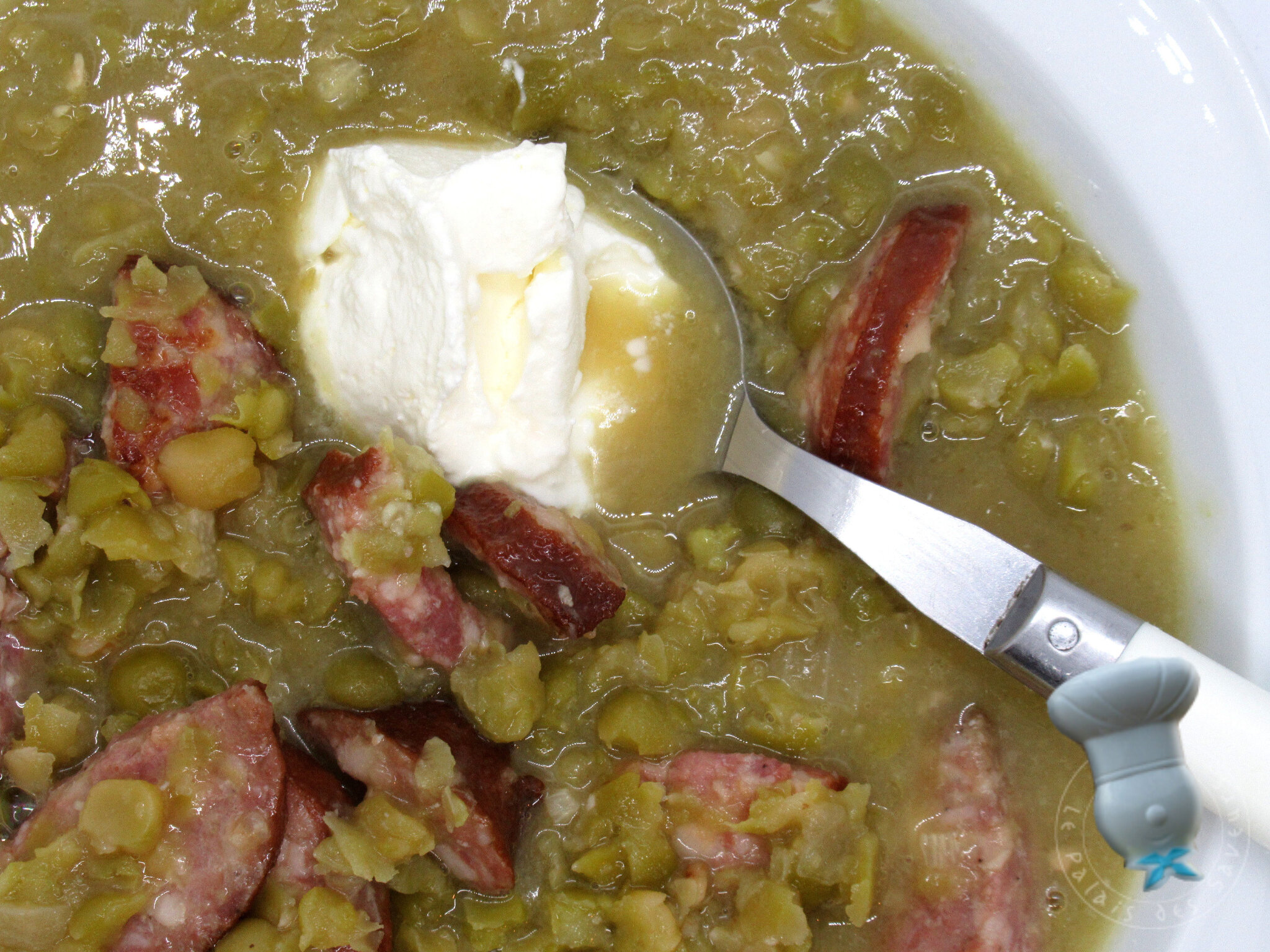 Soupe de pois cassés Morteau