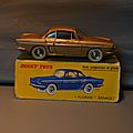 Dinky Toys, un coupé la <b>Floride</b> Renault... Un superbe modèle très rétro à l'esprit sixties !