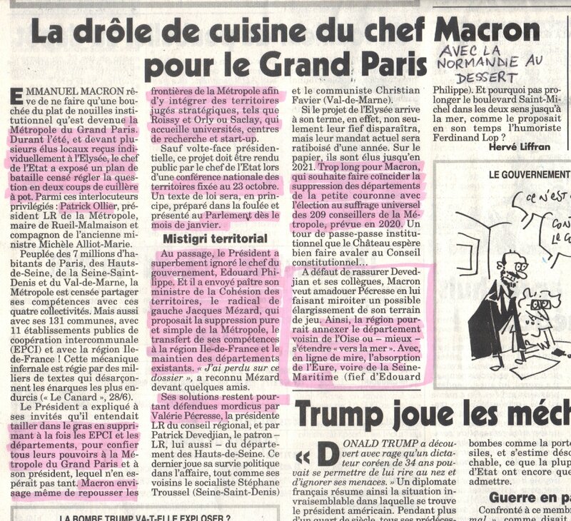 Macron veut détruire la Normandie