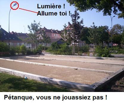 Terrain de pétanque Drouot