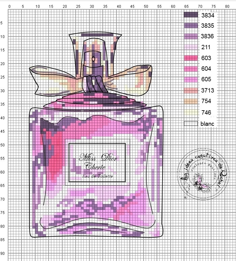 86- 2016 Grille Miss Dior chérie
