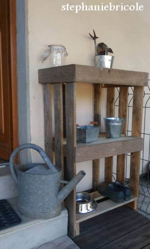 meuble en palette pour débutant