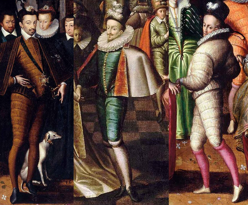 Scènes de bal à la cour des Valois