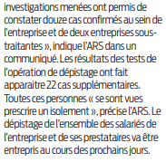 2020 05 17 SO 34 cas positifs dans un abattoir du Loiret2