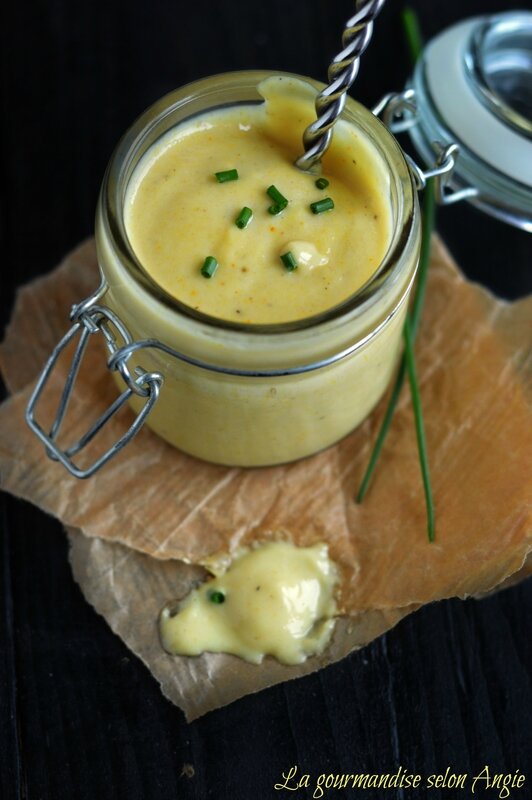 mayonnaise végétale curcuma