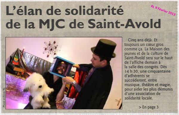 L'élan de solidarité de la MJC de Saint-Avold