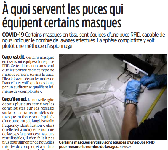2020 08 22 SO A quoi servent les puces qui équipent certains masques