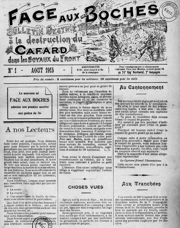 Face aux boches