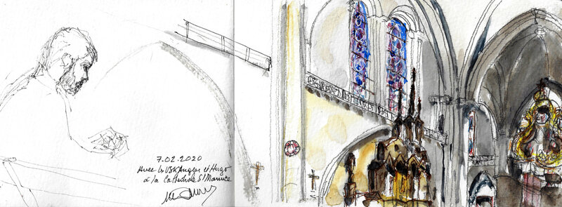 Cathédrale et Hugo 2020