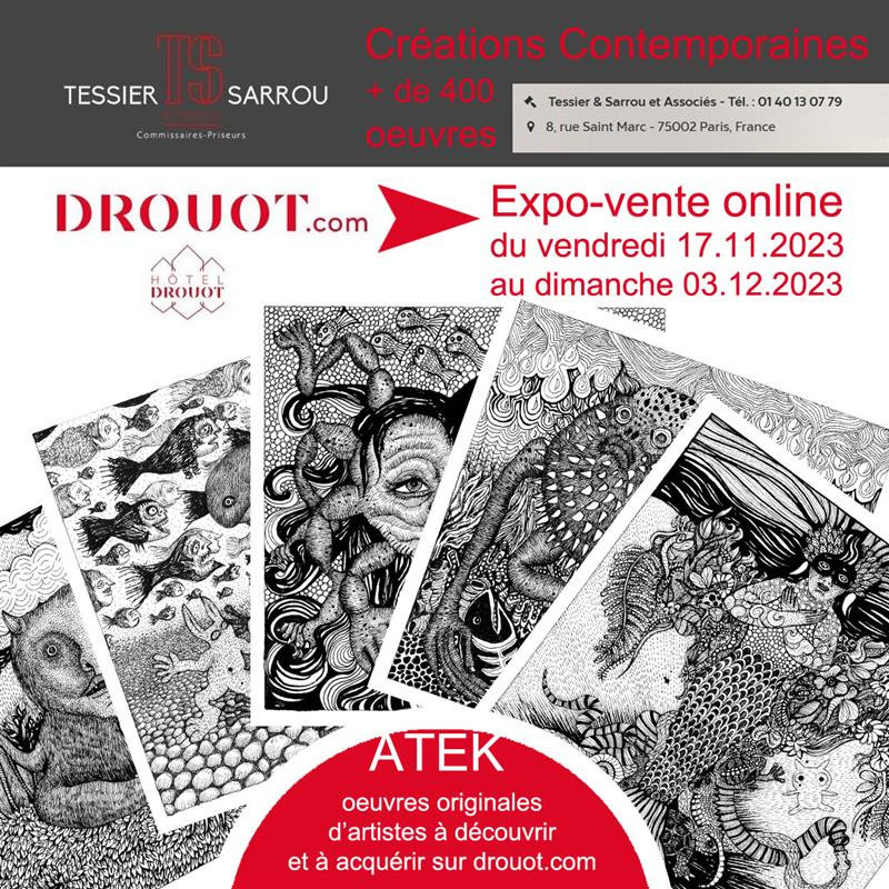 CREATIONS CONTEMPORAINES Expo-vente online sur Drouot