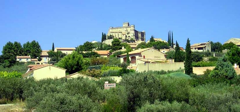 Le village du Barroux, le 20 août 2015