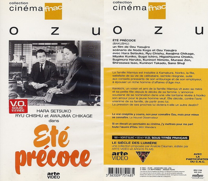 CanalBlog Cinema Ozu K704 Ete Precoce