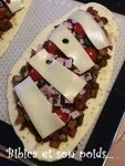 Flatbread jambon et poivrons confits au vinaigre balsamique montage 2