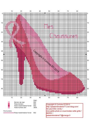 Chaussure rose