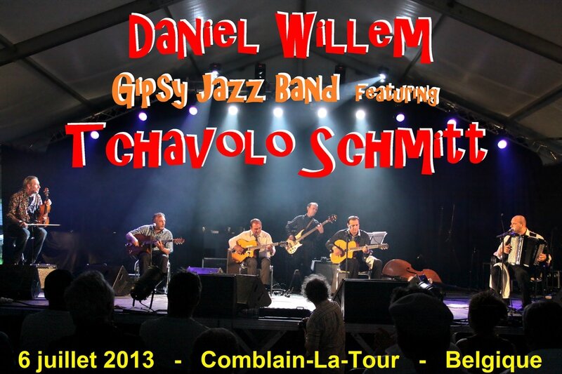 © Jean-Luc Cruwels 2013 - Daniel Willem Gipsy Jazz Band featuring Tchavolo Schmitt - 01 ComblainJazzFest (06July13) 256b