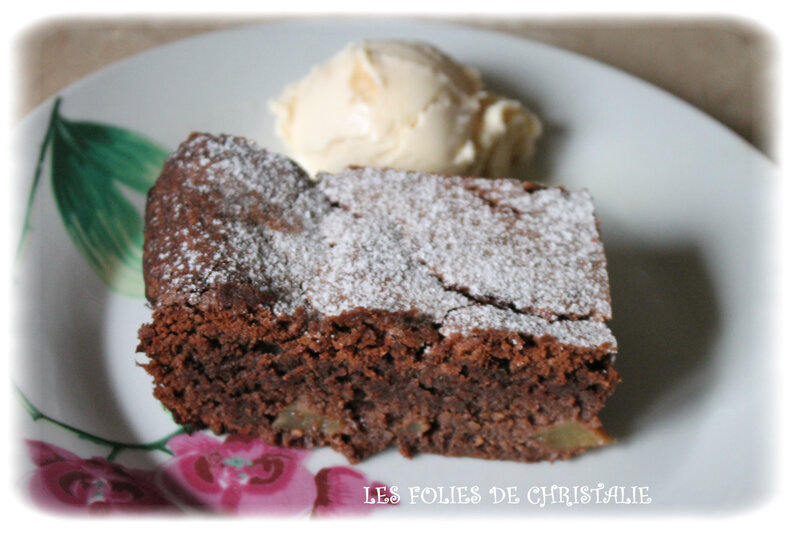 Brownie poires 12