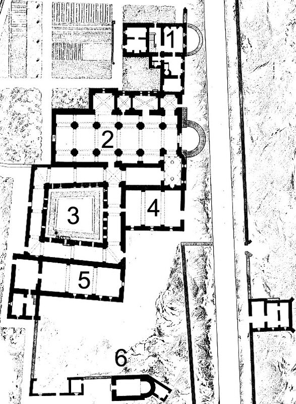 Abbaye Saint- Honorat plan c
