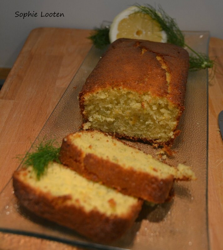 Cake citron aneth