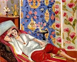 L'ODALISQUE A LA CULOTTE ROUGE D'HENRI MATISSE