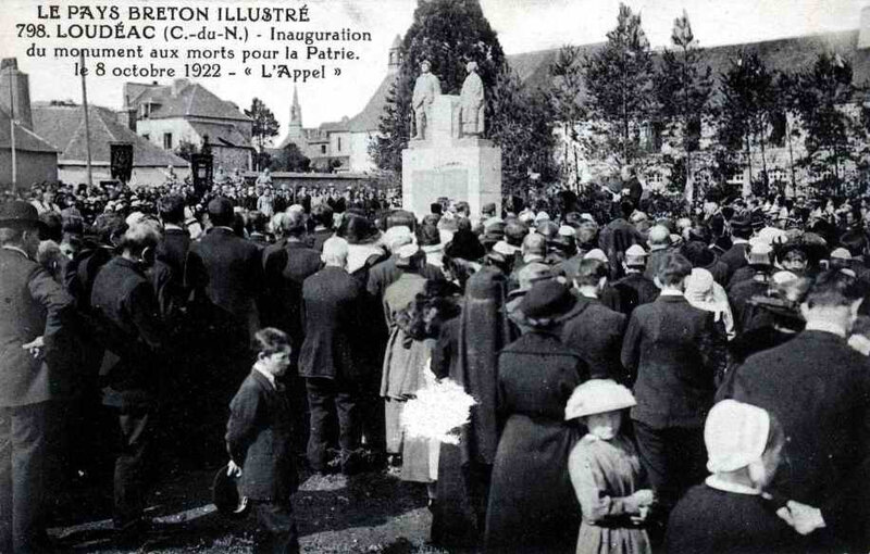 Inaugurtion monum Loudéac