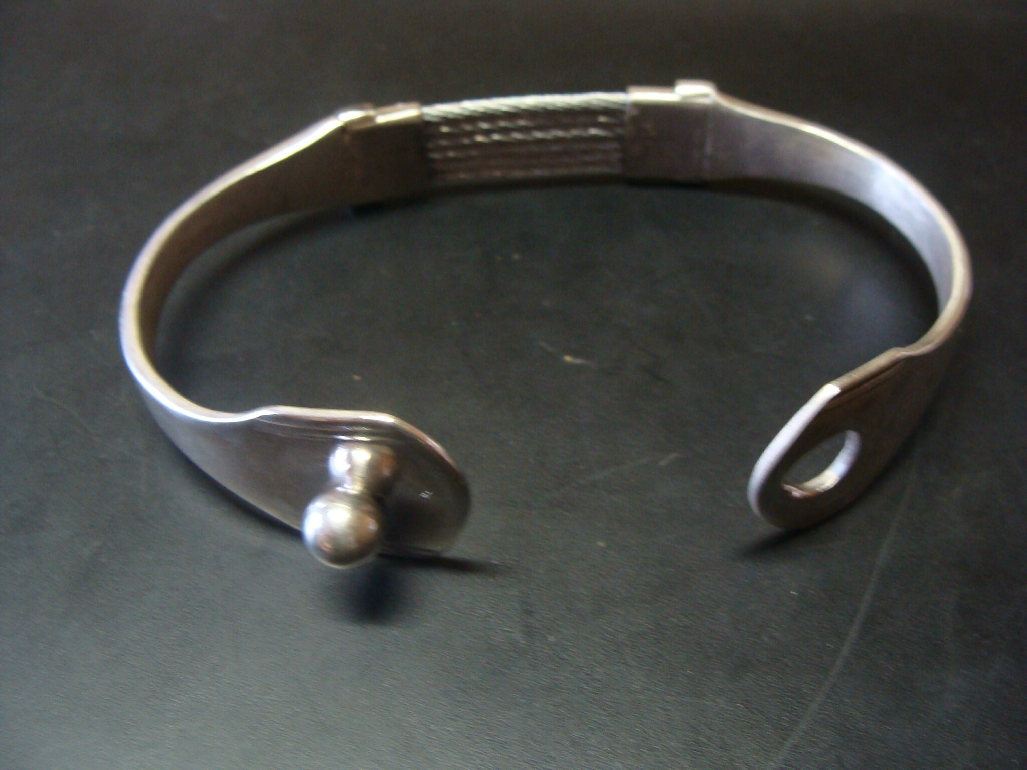bracelet argent cuillère