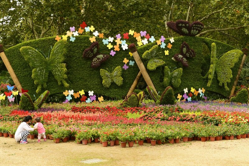 Jardins du Zoo de Shanghaï.