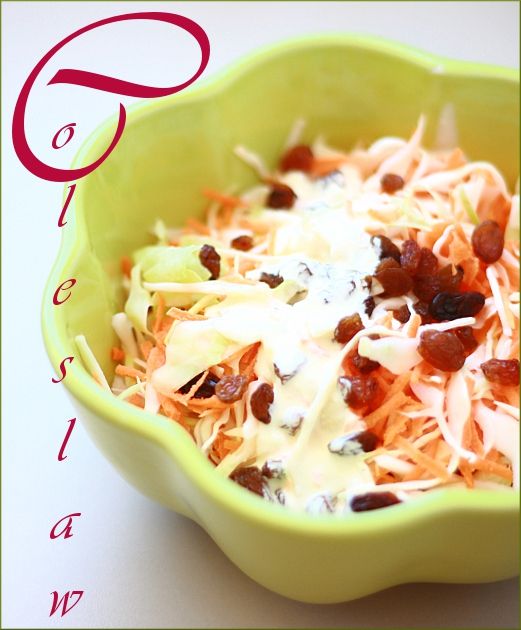 recettes entrees Coleslaw