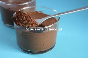 mousse chocolat